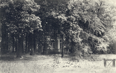 6724 Gezicht in het park van het huis Vechtoever te Nieuw Maarsseveen: de lighal verscholen achter de bomen.N.B. Nieuw ...
